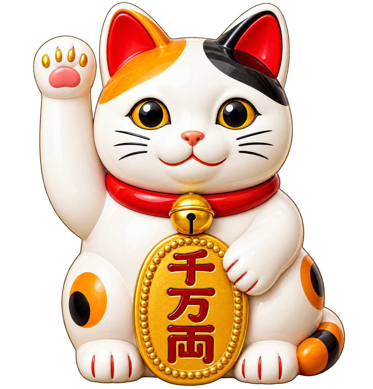 Lucky Maneki Neko Floating Charm